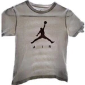 Jordan Shirt Boy's 10-12y M Red Jumpman Logo Graphic Tee Crew Neck Short Sleeve